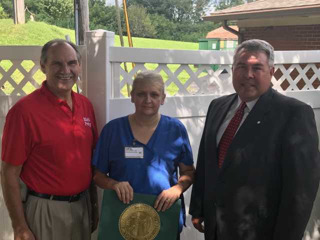 Opal Parker celebrates 20 Years as CNA at NHC Smithville Opal Parker celebrates 20 Years as CNA at NHC Smithville