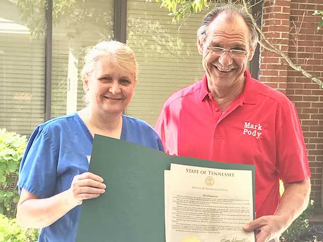 Opal Parker celebrates 20 Years as CNA at NHC Opal Parker celebrates 20 Years as CNA at NHC