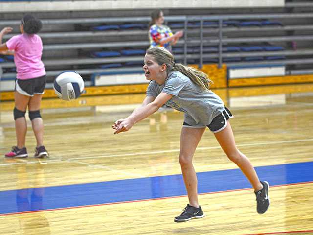Fifty attend Fisher's volleyball clinic Fifty attend Fisher's volleyball clinic
