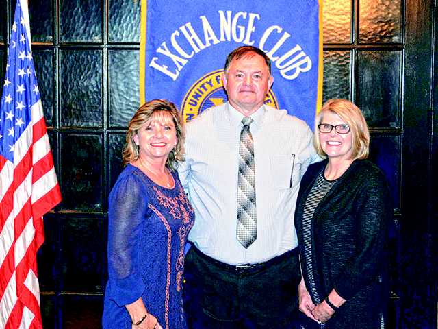 Matheny honored by Exchange Club Matheny honored by Exchange Club