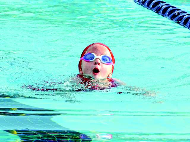 Successful swim meet Successful swim meet