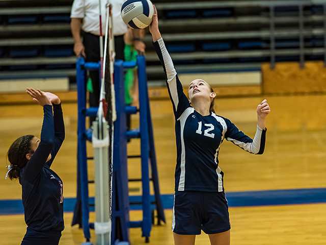 Covenant volleyball showing improvement Covenant volleyball showing improvement