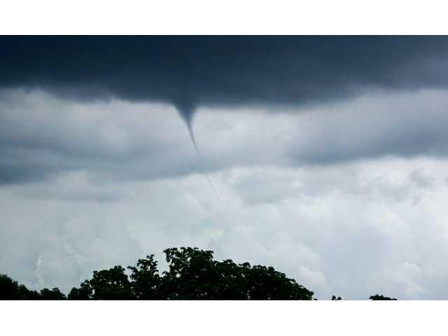 Funnel cloud over Darlington Funnel cloud over Darlington