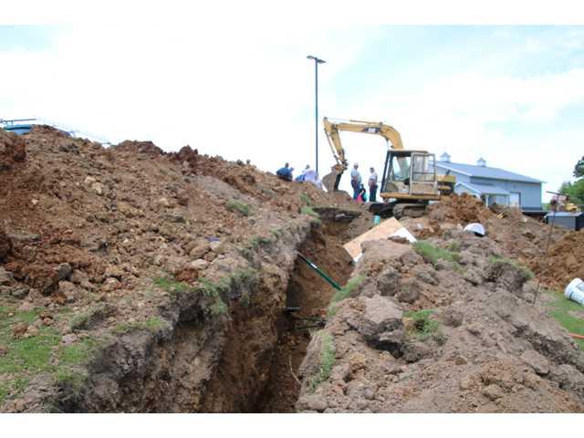 Three injured in trench collapse Three injured in trench collapse