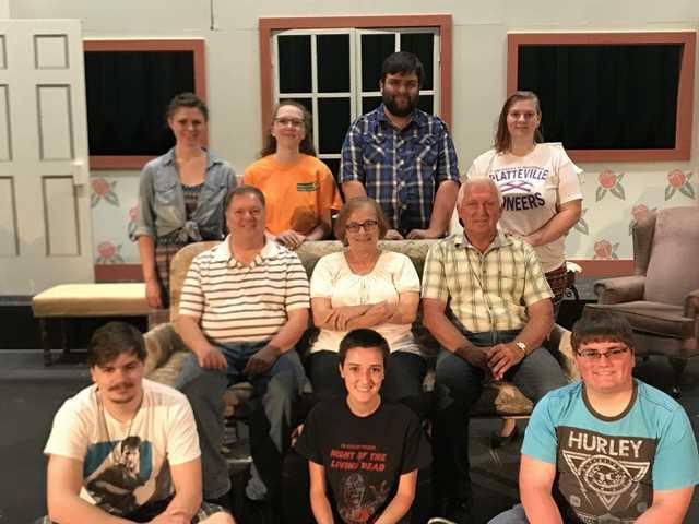 Community Players in preparation for summer production Community Players in preparation for summer production