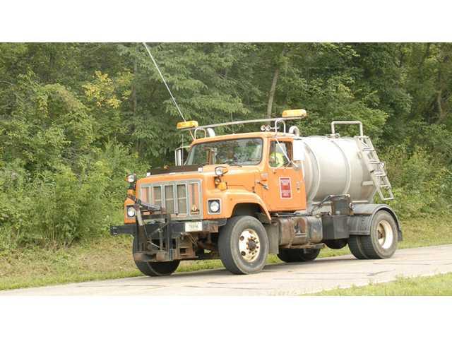 Spraying along roads in Crawford County – necessary, but ugly Spraying along roads in Crawford County – necessary, but ugly