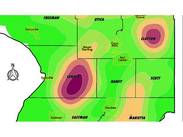 Crawford County identified as high sinkhole density area Crawford County identified as high sinkhole density area