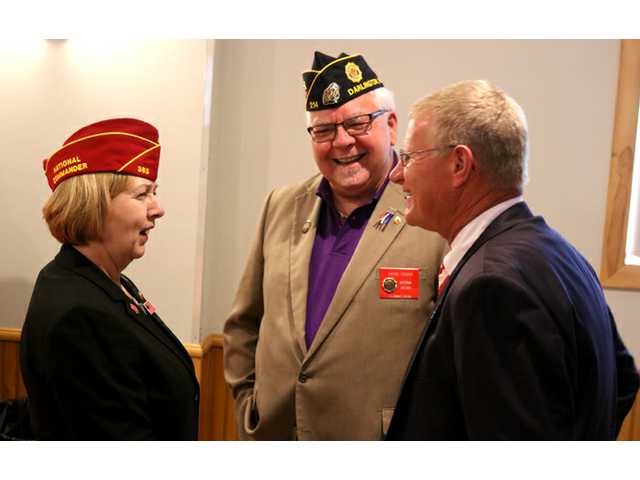 American Legion National Commander honored American Legion National Commander honored