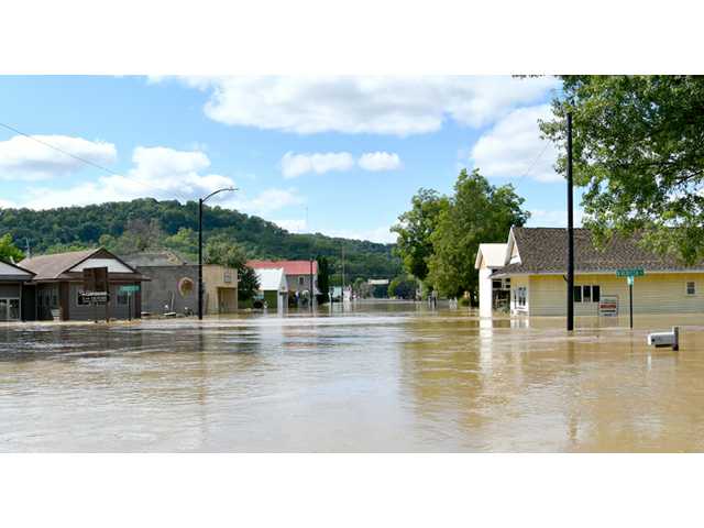 The recent flood set new records The recent flood set new records